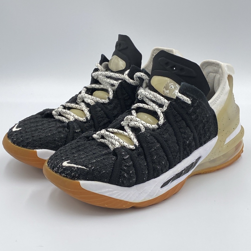 Nike Lebron XVIII 18 Black White Gum Basketball Shoes Women's 5.5 CW2760-007